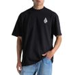 Camiseta Masculina Volcom Single Stone Oversized PRETO-VLTS030227-